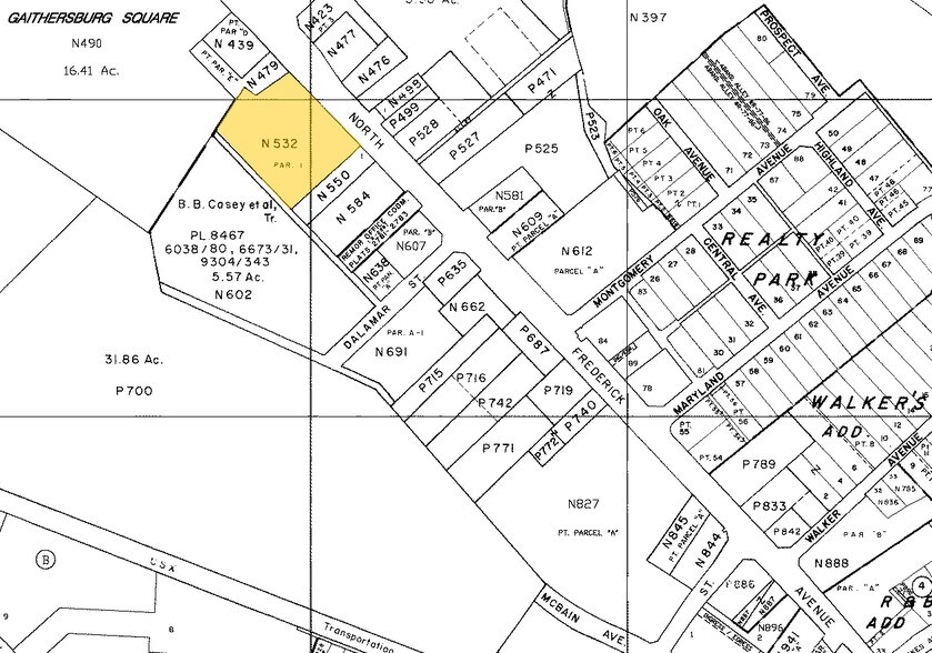 438 N Frederick Ave, Gaithersburg, MD à vendre - Plan cadastral – Image 2 sur 25