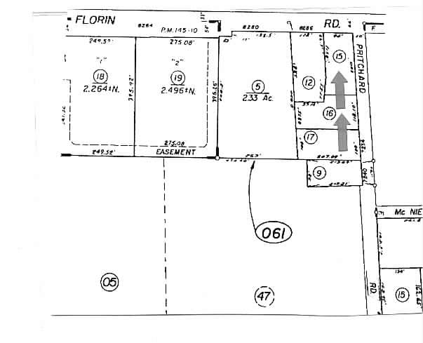 8294 Florin Rd, Sacramento, CA à vendre - Plan cadastral – Image 2 sur 3