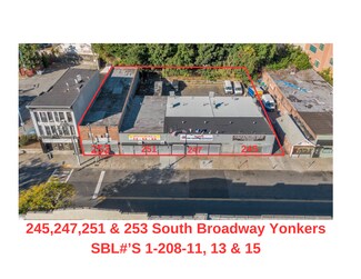 Plus de détails pour 245-253 S Broadway, Yonkers, NY - Local commercial à vendre