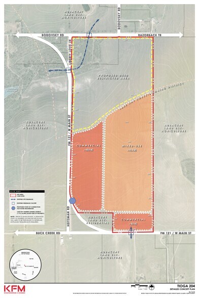 410 Main st, Tioga, TX à vendre - Plan de site – Image 3 sur 8