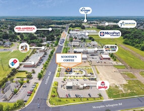 5791 Airline Rd, Arlington, TN - Vue aérienne vue de carte - Image1