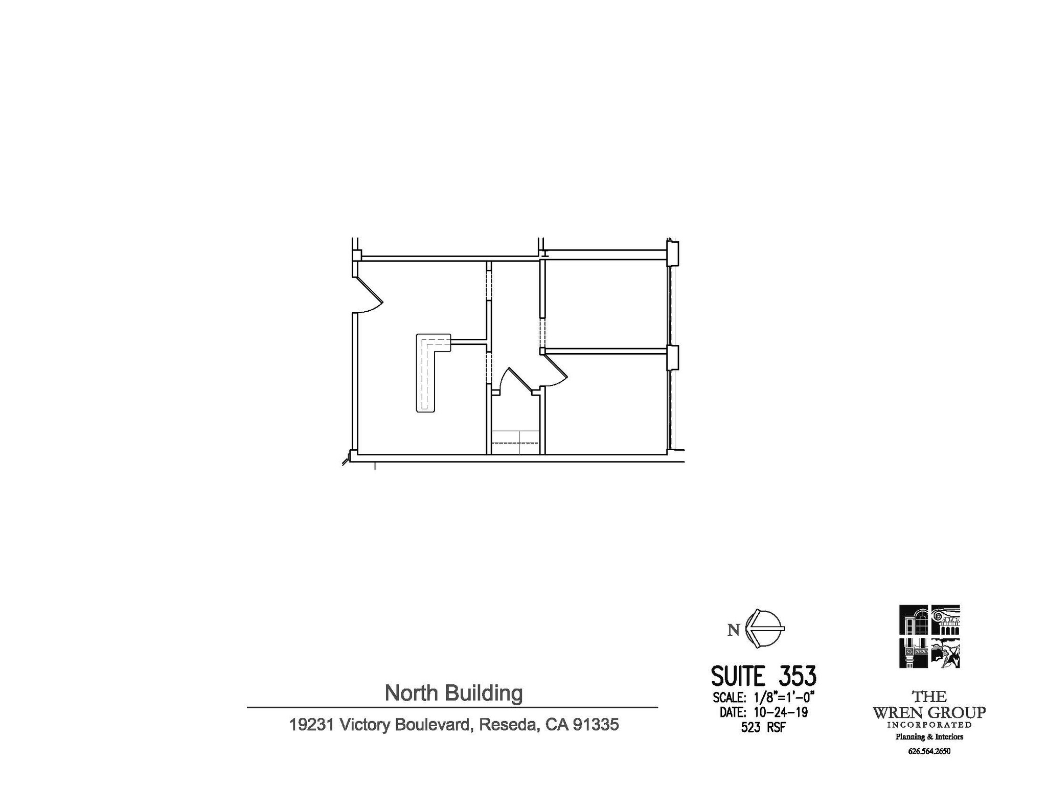 19231 Victory Blvd, Reseda, CA à louer Plan d’étage– Image 1 sur 1