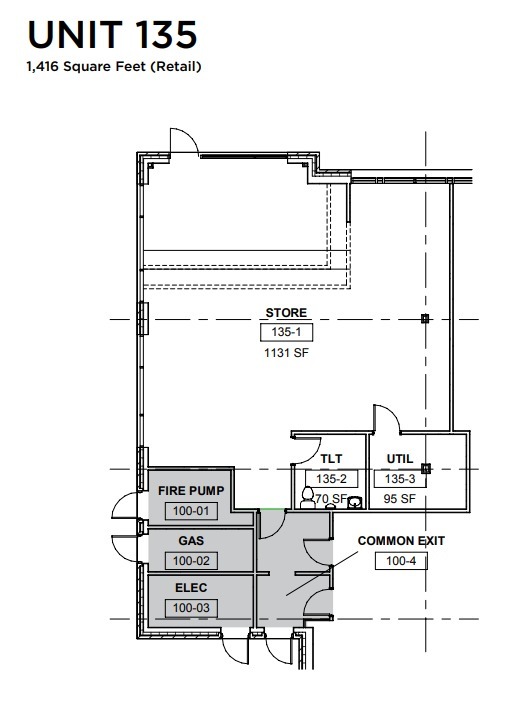 2300 Lehigh Ave, Glenview, IL à louer Plan d’étage– Image 1 sur 1