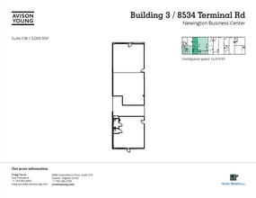 8536 Terminal Rd, Lorton, VA à louer Plan d’étage– Image 1 sur 1
