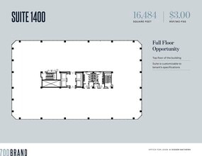 700 N Brand Blvd, Glendale, CA à louer Plan d’étage– Image 1 sur 1