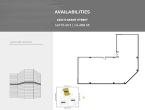 1825 S Grant St, San Mateo, CA à louer Plan d’étage– Image 1 sur 1
