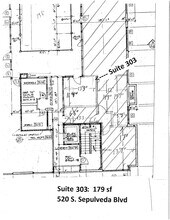 520 S Sepulveda Blvd, Los Angeles, CA à louer Plan de site– Image 1 sur 1