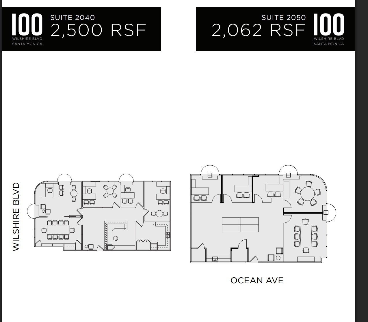 100 Wilshire Blvd, Santa Monica, CA à louer Plan d’étage– Image 1 sur 1