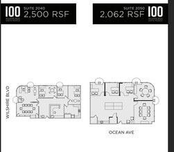 100 Wilshire Blvd, Santa Monica, CA à louer Plan d’étage– Image 1 sur 1