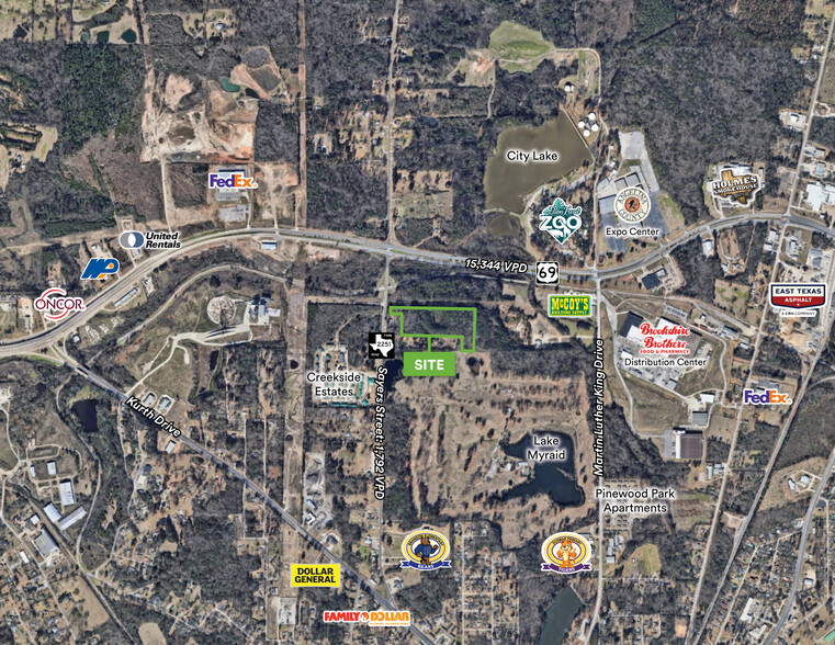 2101 Sayers St, Lufkin, TX à vendre - Aérien – Image 2 sur 4