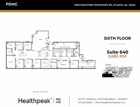 5505 Peachtree Dunwoody Rd NE, Atlanta, GA à louer Plan d’étage– Image 1 sur 1