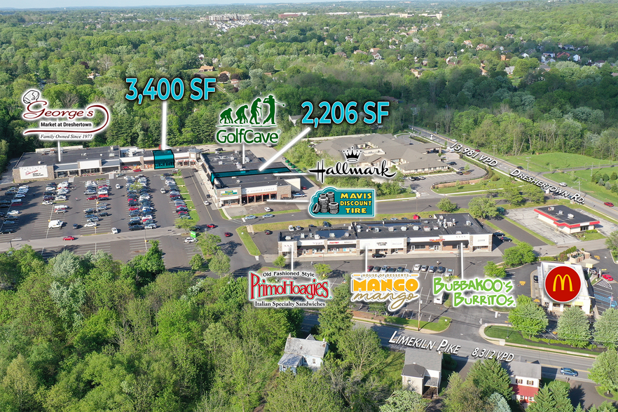 1650 Dreshertown Rd, Dresher, PA à louer - Photo de l’immeuble – Image 2 sur 21