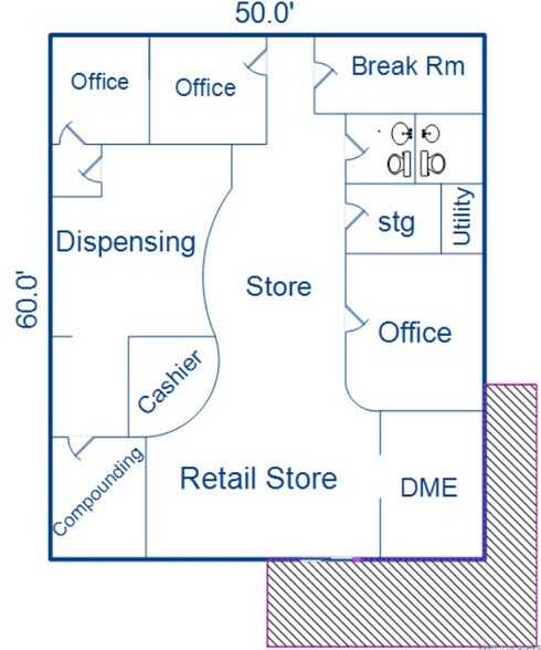 910 Old Camp Rd, Lady Lake, FL à louer - Plan d’étage – Image 3 sur 18