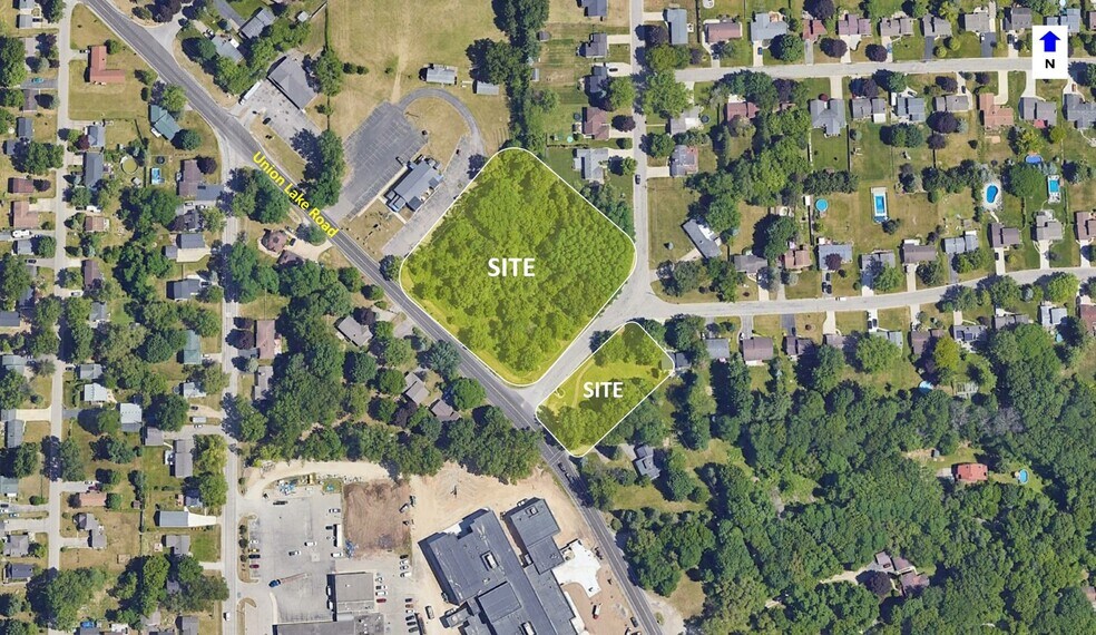 Union Lake Rd, White Lake Township, MI à vendre - Aérien – Image 2 sur 3