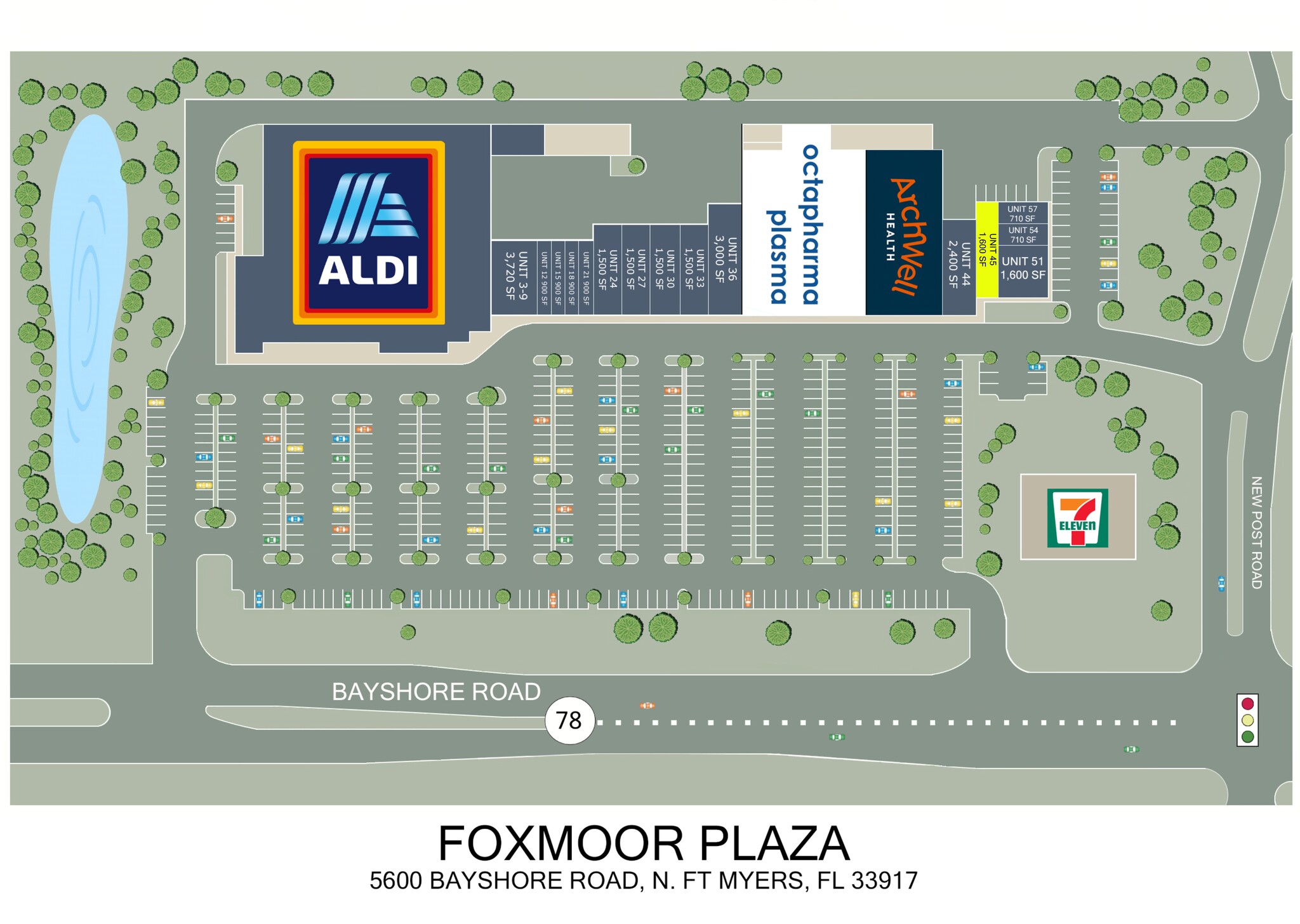 5660 Bayshore Rd, North Fort Myers, FL à louer Plan de site– Image 1 sur 1
