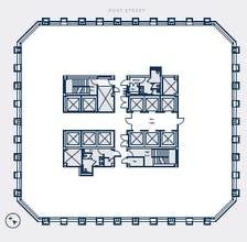 1 Post St, San Francisco, CA à louer Plan d’étage– Image 1 sur 1