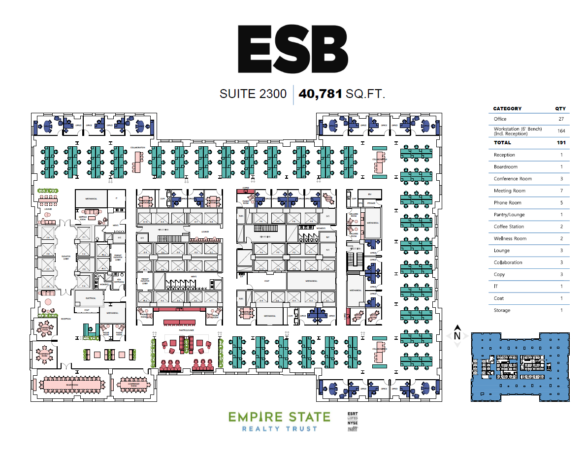 350 Fifth Ave, New York, NY à louer Plan d’étage– Image 1 sur 10