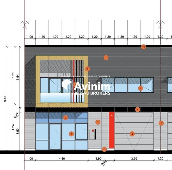 Industriel/Logistique dans Bondoufle à louer - Plan d’étage – Image 3 sur 4