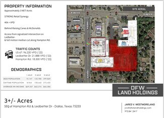 Plus de détails pour 4444 Hampton Rd., Dallas, TX - Terrain à vendre
