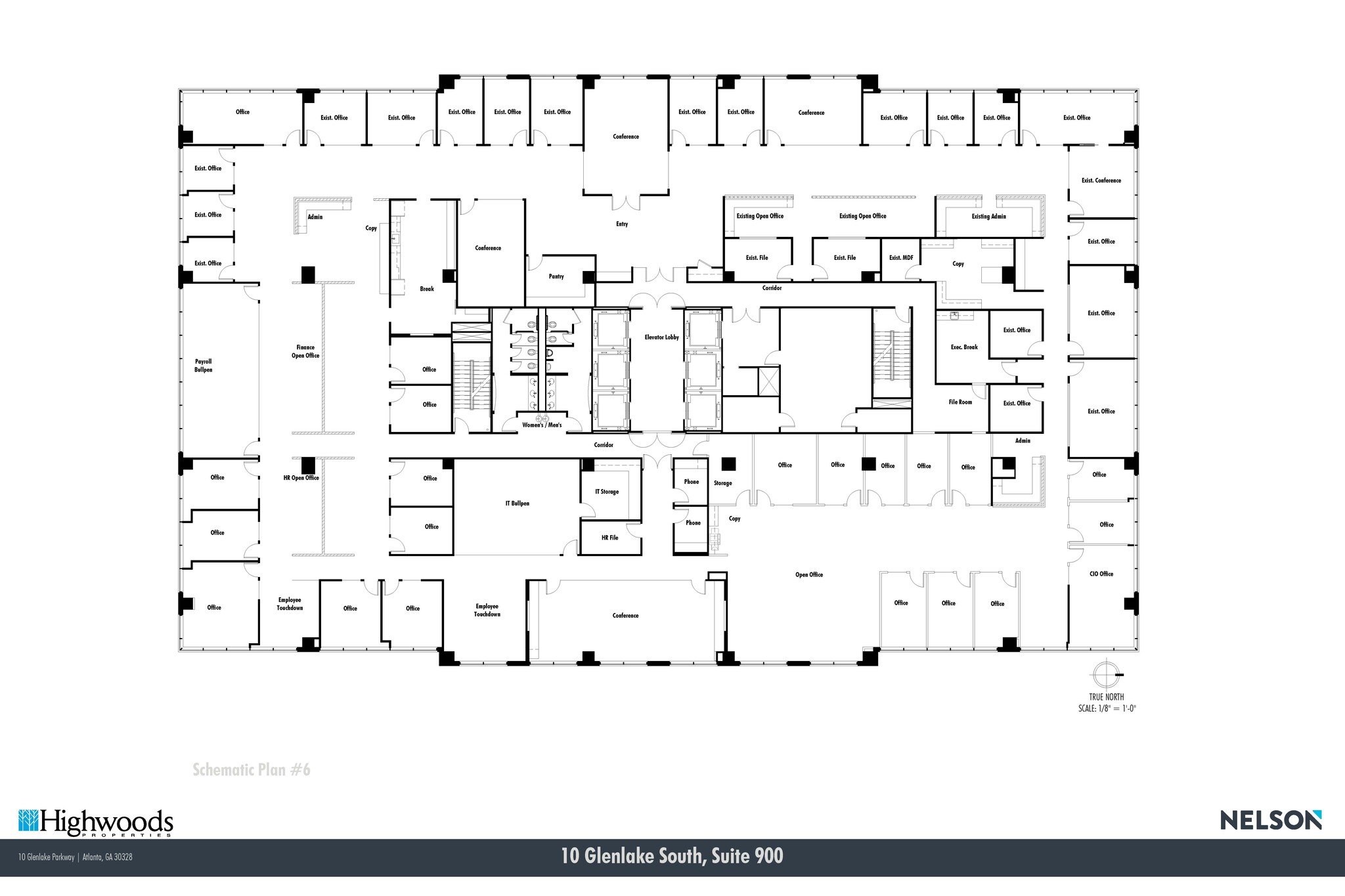 10 Glenlake Pky NE, Atlanta, GA à louer Plan d’étage– Image 1 sur 12