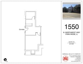1550 N Northwest Hwy, Park Ridge, IL à louer Plan de site– Image 1 sur 1