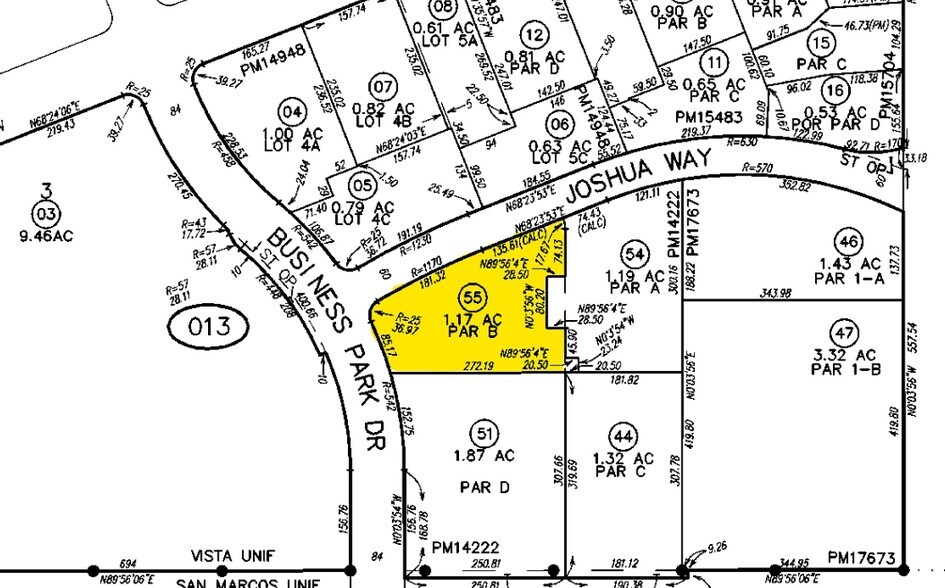 1185 Joshua Way, Vista, CA à vendre - Plan cadastral – Image 3 sur 14