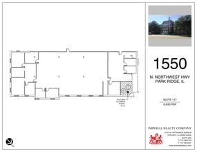 1550 N Northwest Hwy, Park Ridge, IL à louer Plan de site– Image 2 sur 2