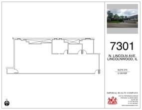 7301-7337 N Lincoln Ave, Lincolnwood, IL à louer Plan de site– Image 2 sur 2