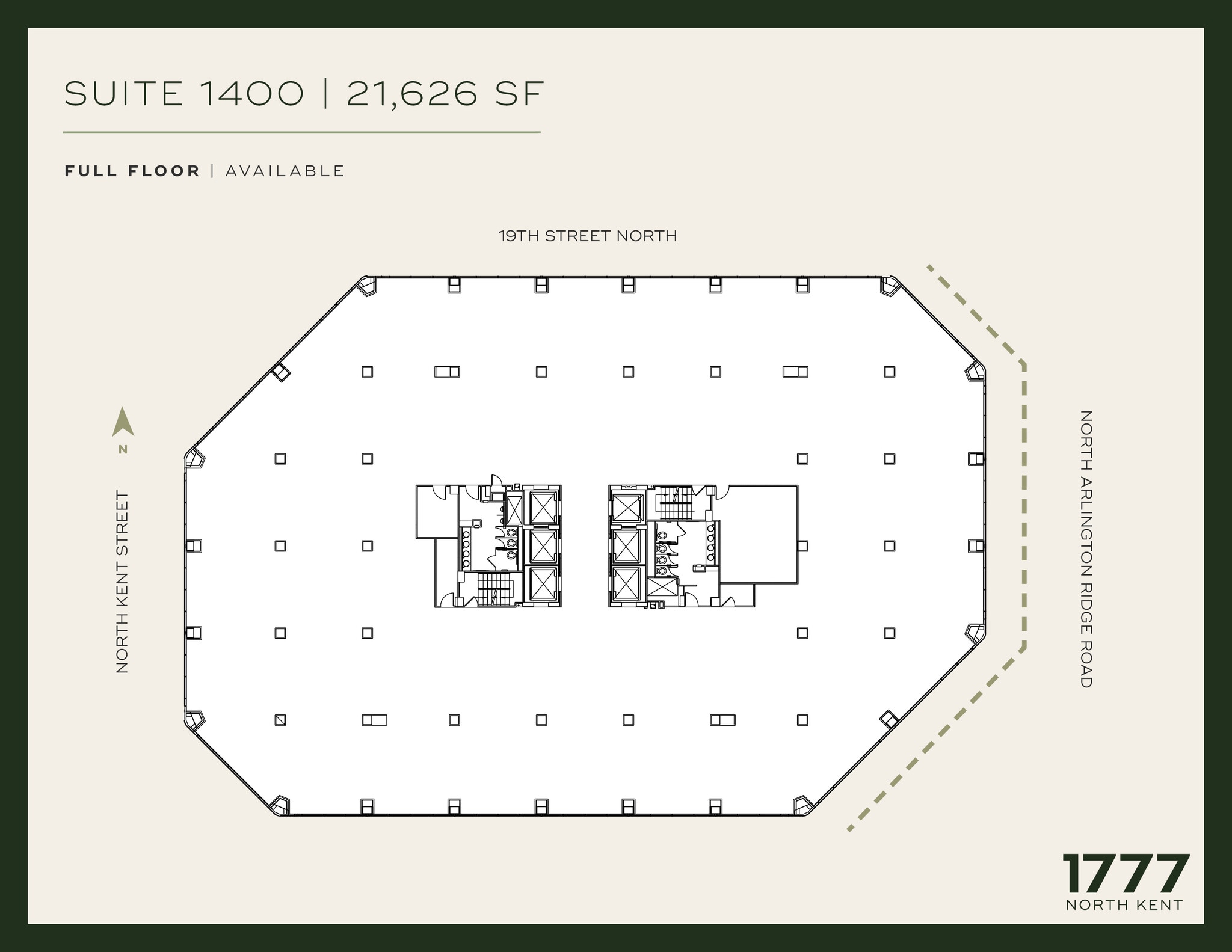 1777 N Kent St, Arlington, VA à louer Plan d’étage– Image 1 sur 1