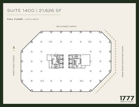 1777 N Kent St, Arlington, VA à louer Plan d’étage– Image 1 sur 1