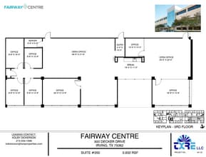 300 Decker Dr, Irving, TX à louer Plan d’étage– Image 1 sur 1