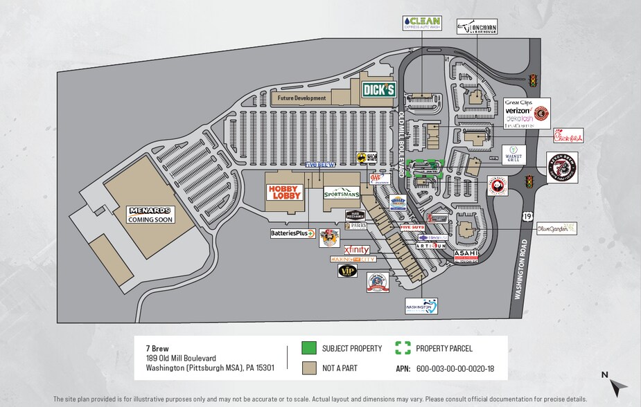 189 Old Mill Blvd, Washington, PA à vendre - Photo de l’immeuble – Image 2 sur 8