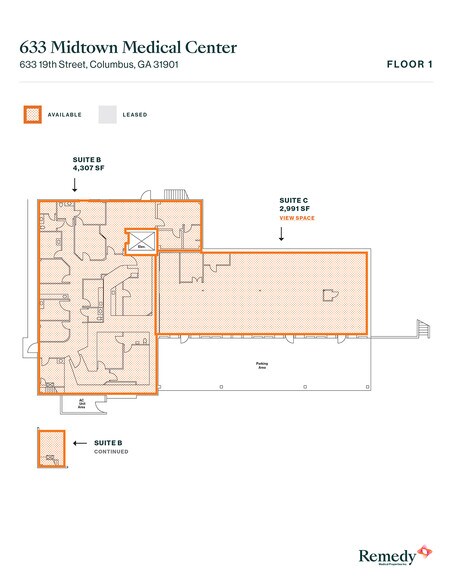 633 19th St, Columbus, GA à louer - Plan d’étage – Image 3 sur 4