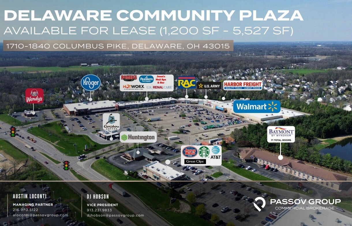 1710-1850 Columbus Pike, Delaware, OH à louer Photo principale– Image 1 sur 7