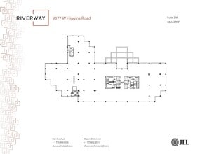 9377 W Higgins Rd, Rosemont, IL à louer Plan d’étage– Image 1 sur 1