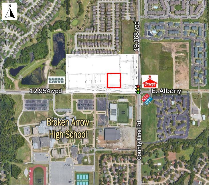 Northwest Corner of E Albany & County Line Rd, Broken Arrow, OK à louer Photo principale– Image 1 sur 3