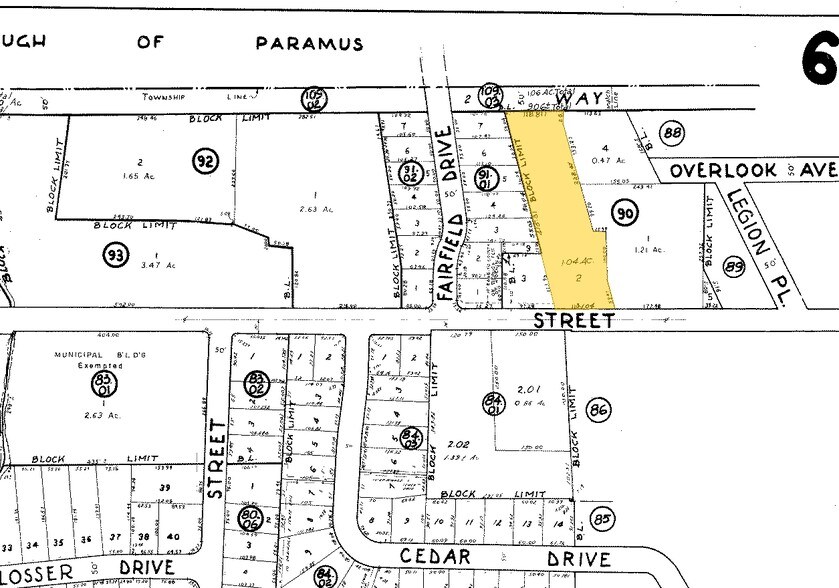 60 W Passaic St, Rochelle Park, NJ à louer - Plan cadastral – Image 2 sur 4