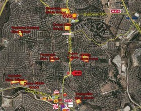 Tezel Rd. & Timber Ranch Rd, San Antonio, TX - VUE AÉRIENNE  vue de carte