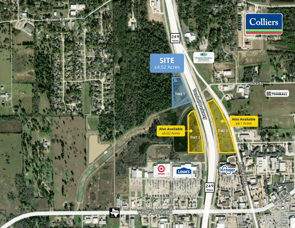SH 249 / Tomball Parkway, Tomball, TX à vendre Photo de l’immeuble– Image 1 sur 2