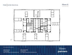 910 Louisiana St, Houston, TX à louer Plan d’étage– Image 1 sur 1