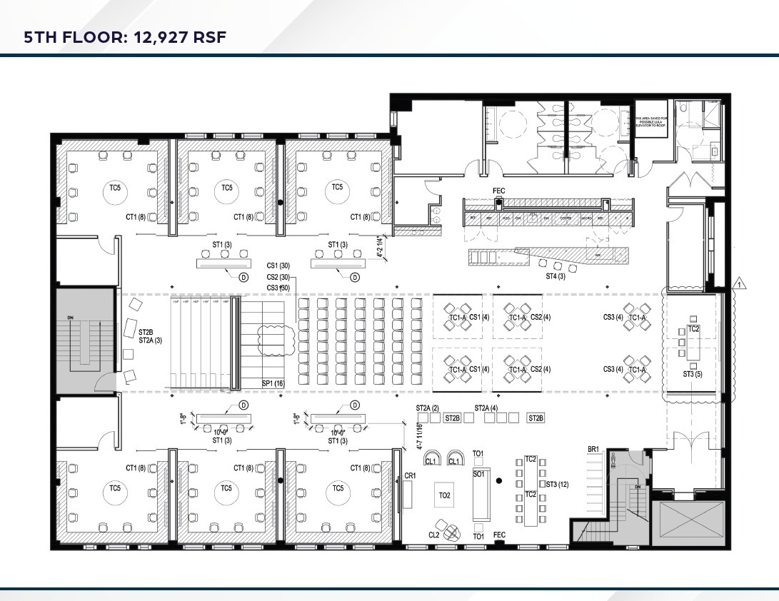 135 W 18th St, New York, NY à louer Plan d’étage– Image 1 sur 9