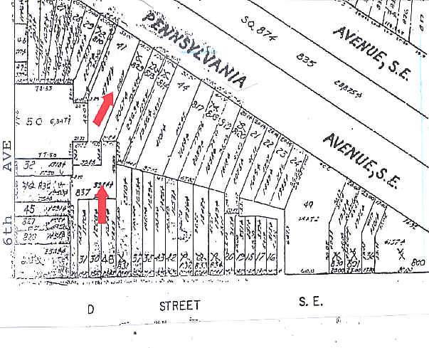 615-617 Pennsylvania Ave SE, Washington, DC à louer - Plan cadastral – Image 2 sur 2