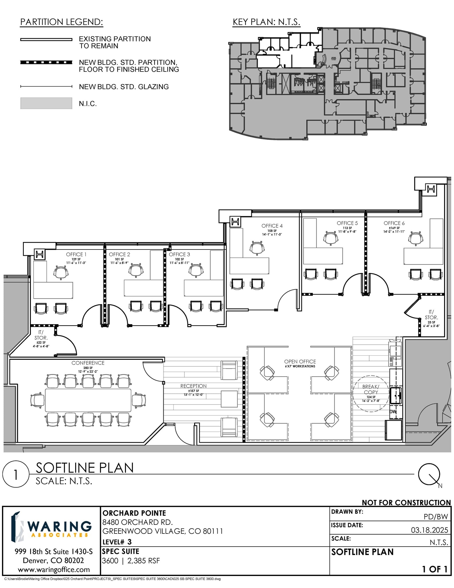8480 E Orchard Rd, Greenwood Village, CO à louer Plan d’étage– Image 1 sur 1