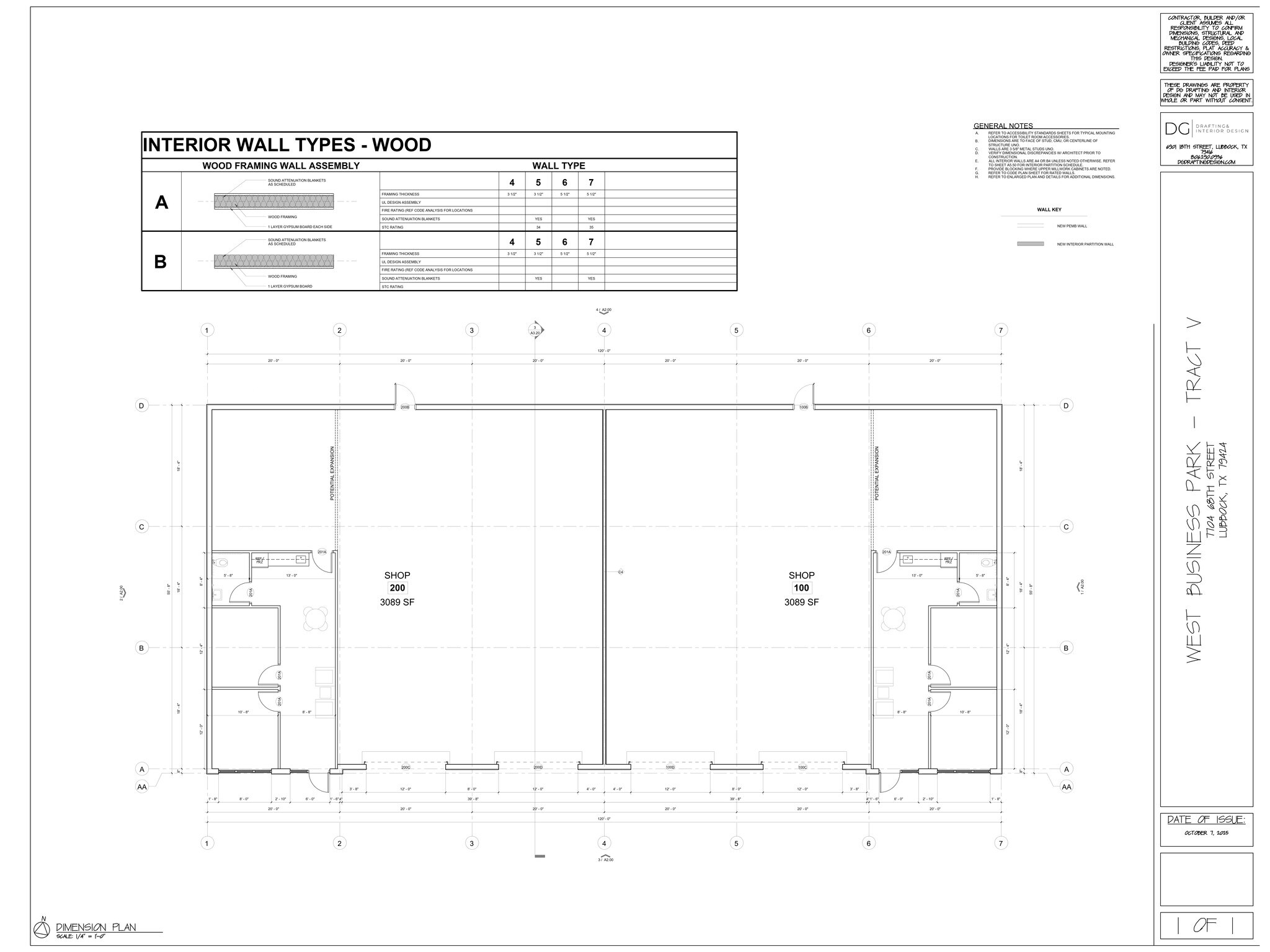 7704 68th St, Lubbock, TX à louer Plan de site– Image 1 sur 1