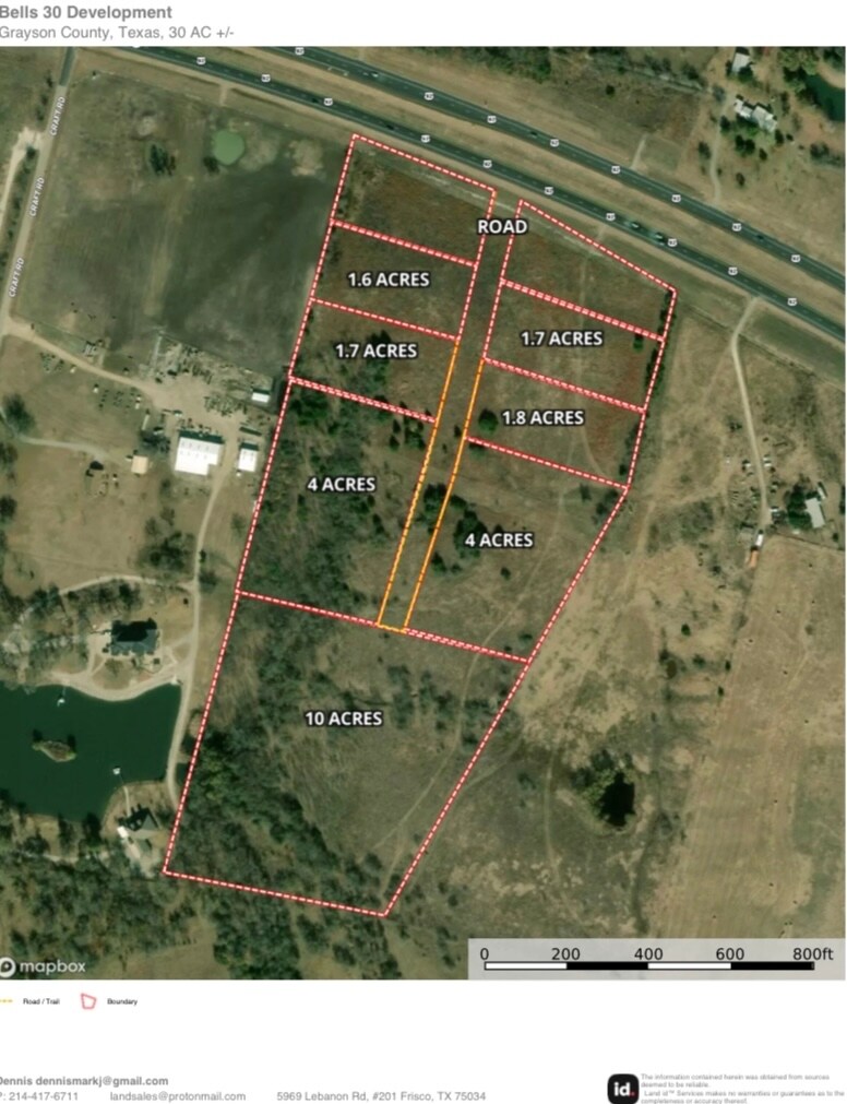 5215 U.S. 82 Hwy, Bells, TX à vendre Plan cadastral– Image 1 sur 9