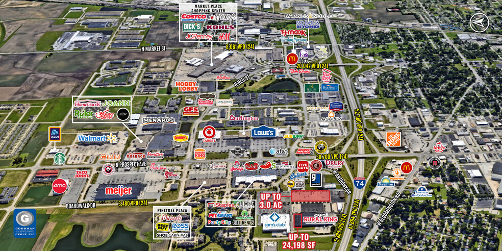 Marketview Dr, Champaign, IL à louer - Aérien – Image 2 sur 3
