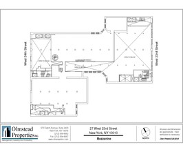 27-33 W 23rd St, New York, NY à louer Plan d’étage– Image 2 sur 3