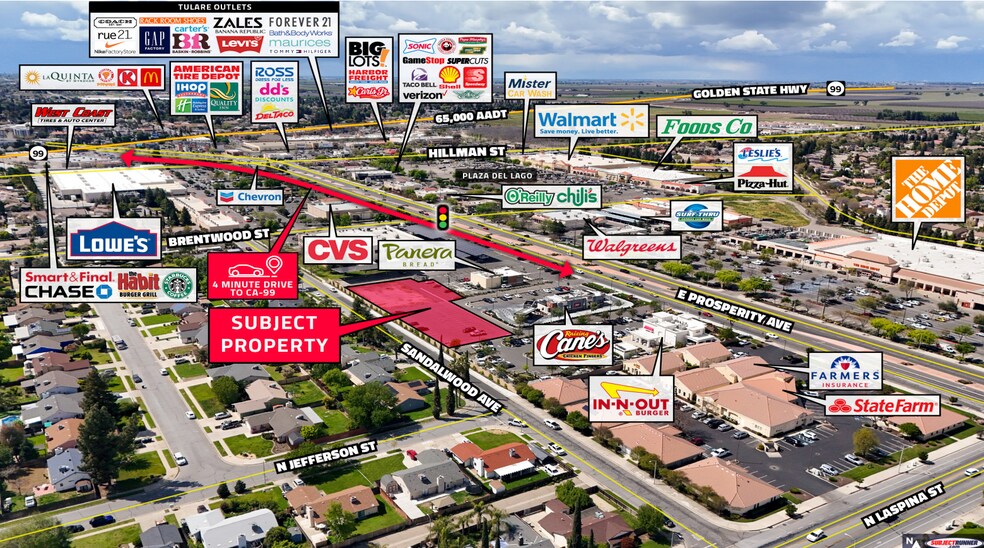 Prosperity Ave, Tulare, CA à louer - Photo de l’immeuble – Image 2 sur 7