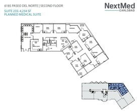6183 Paseo del Norte, Carlsbad, CA à louer Plan d’étage– Image 2 sur 2
