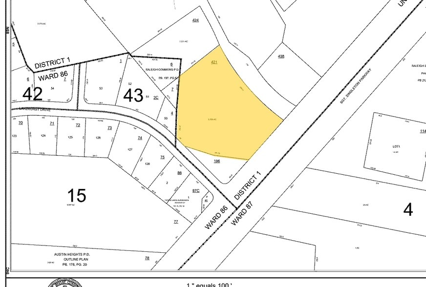 4913 Raleigh Common Dr, Memphis, TN à vendre - Plan cadastral – Image 2 sur 4